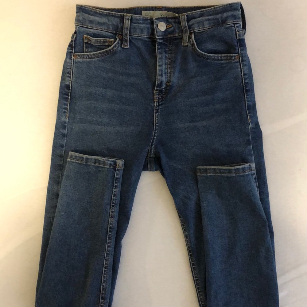 Super skinny Topshop Moto Jamie jeans.